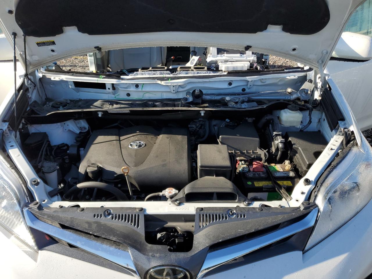 2018 Toyota Sienna VIN 5TDYZ3DC2JS954973 Copart auction photo, top/roof damage thumbnail 12