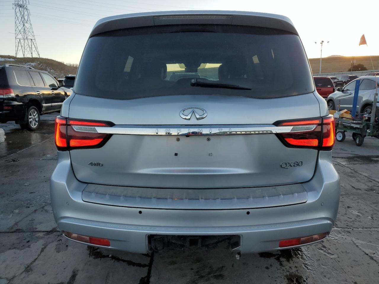 2020 Infiniti QX80 VIN JN8AZ2NE6L9255766 Copart auction photo, front end damage thumbnail 6