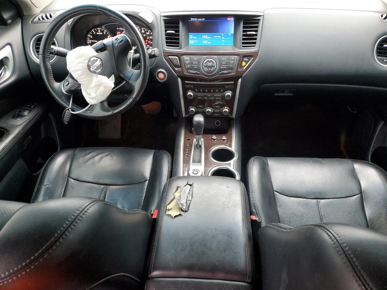 2016 Nissan Pathfinder VIN 5N1AR2MM2GC604169 Copart auction photo, front end / side damage thumbnail 8