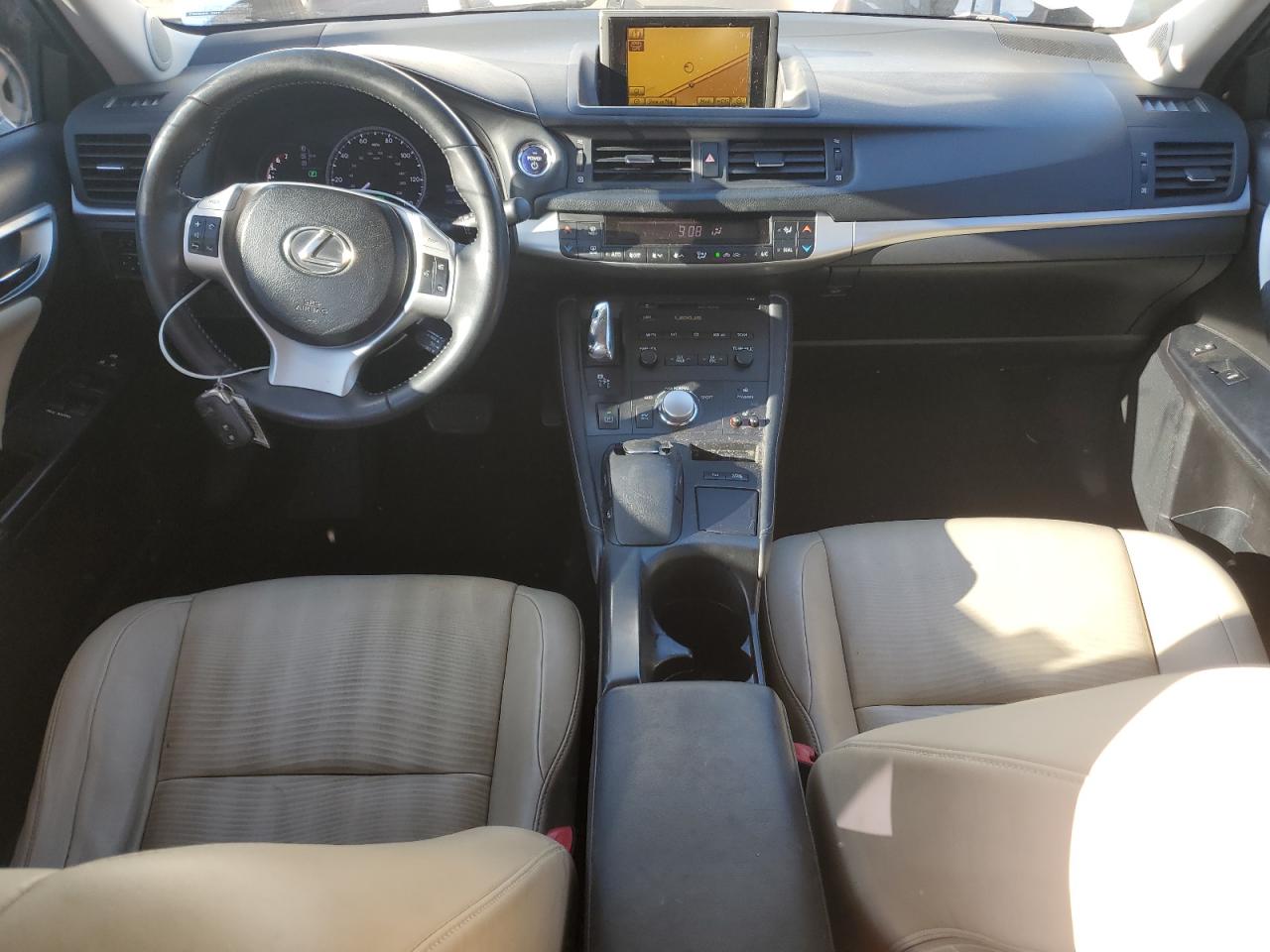 2012 Lexus CT VIN JTHKD5BH4C2093092 Copart auction photo, side / rear end damage thumbnail 8