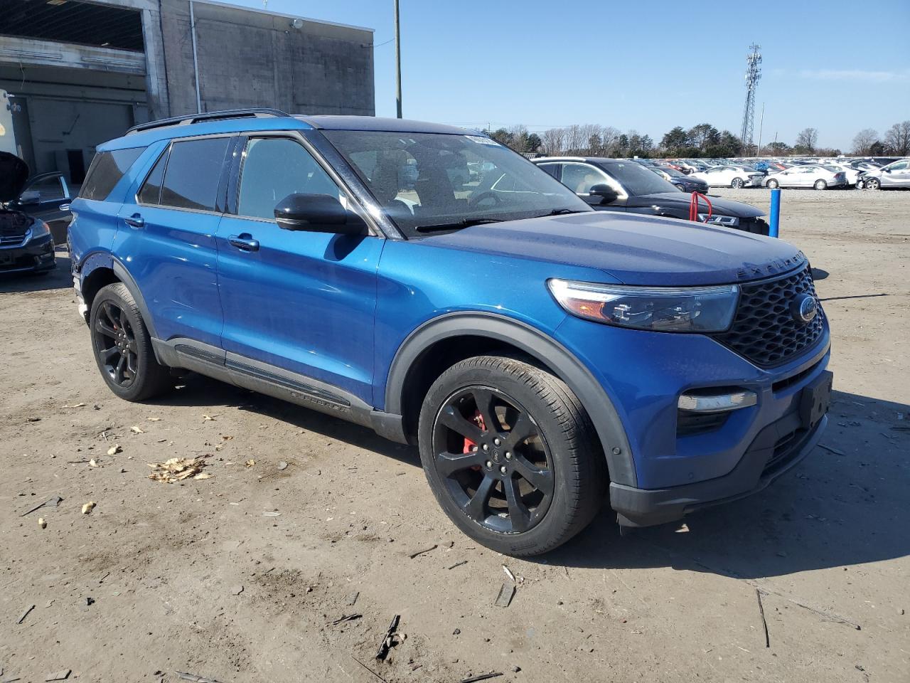 2020 Ford Explorer VIN 1FM5K8GC4LGC23373 Copart auction photo, side / rear end damage thumbnail 4