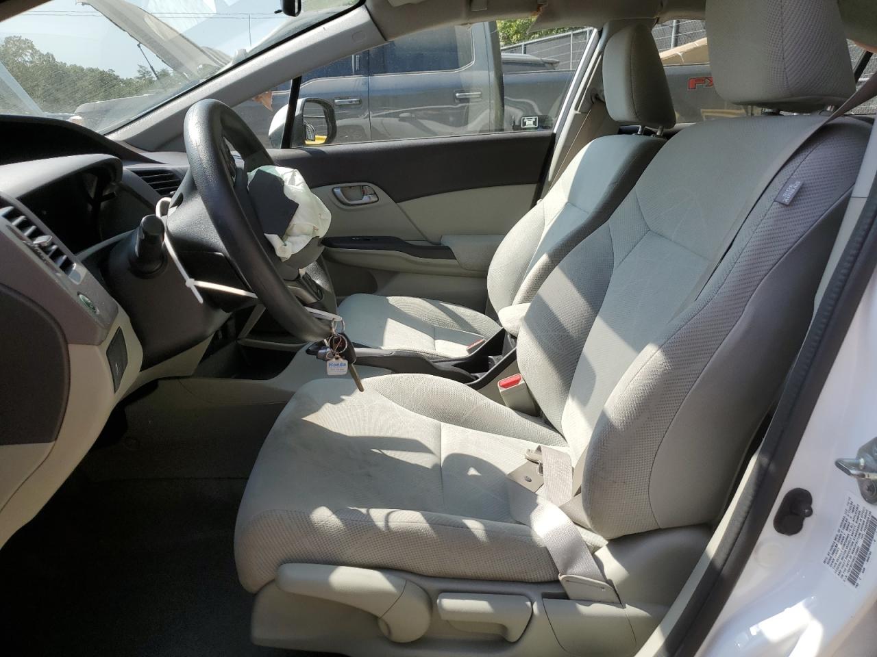 2012 Honda Civic VIN 19XFB2F59CE109653 Copart auction photo, front end / mechanical damage thumbnail 7