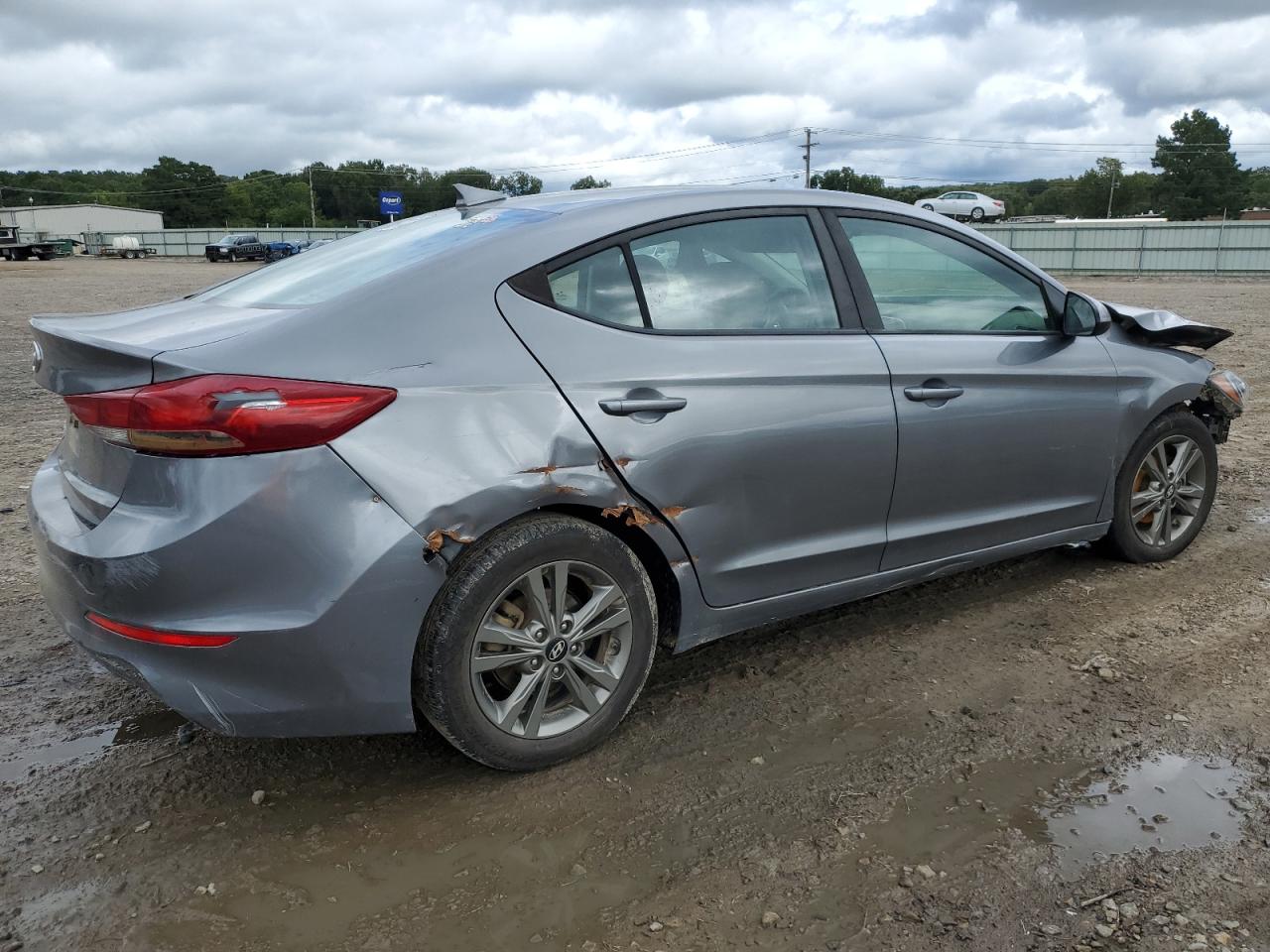 2018 Hyundai Elantra VIN 5NPD84LF4JH293861 Copart auction photo, all over damage thumbnail 3
