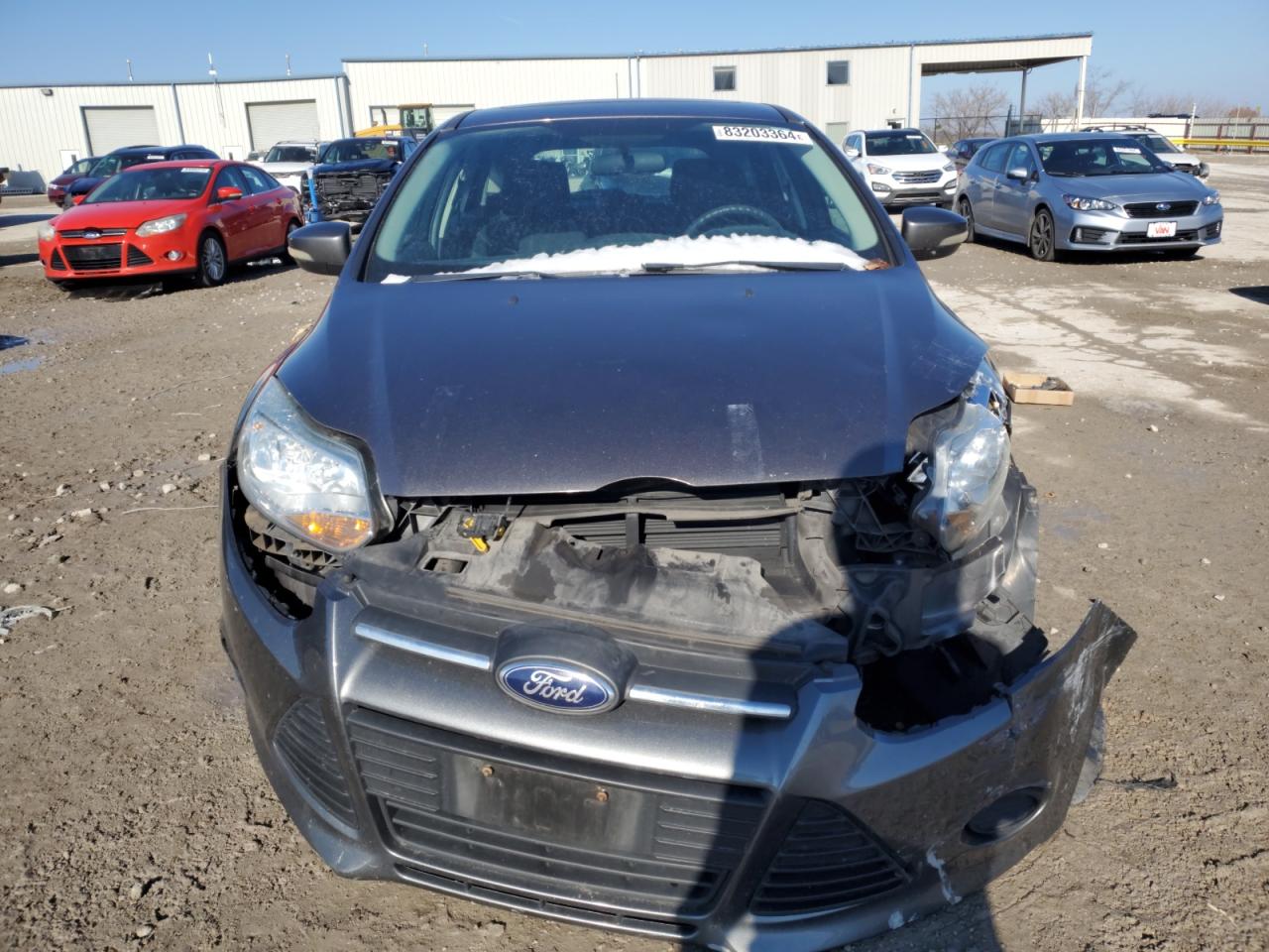 2013 Ford Focus VIN 1FADP3K21DL312173 Copart auction photo, front end damage thumbnail 5