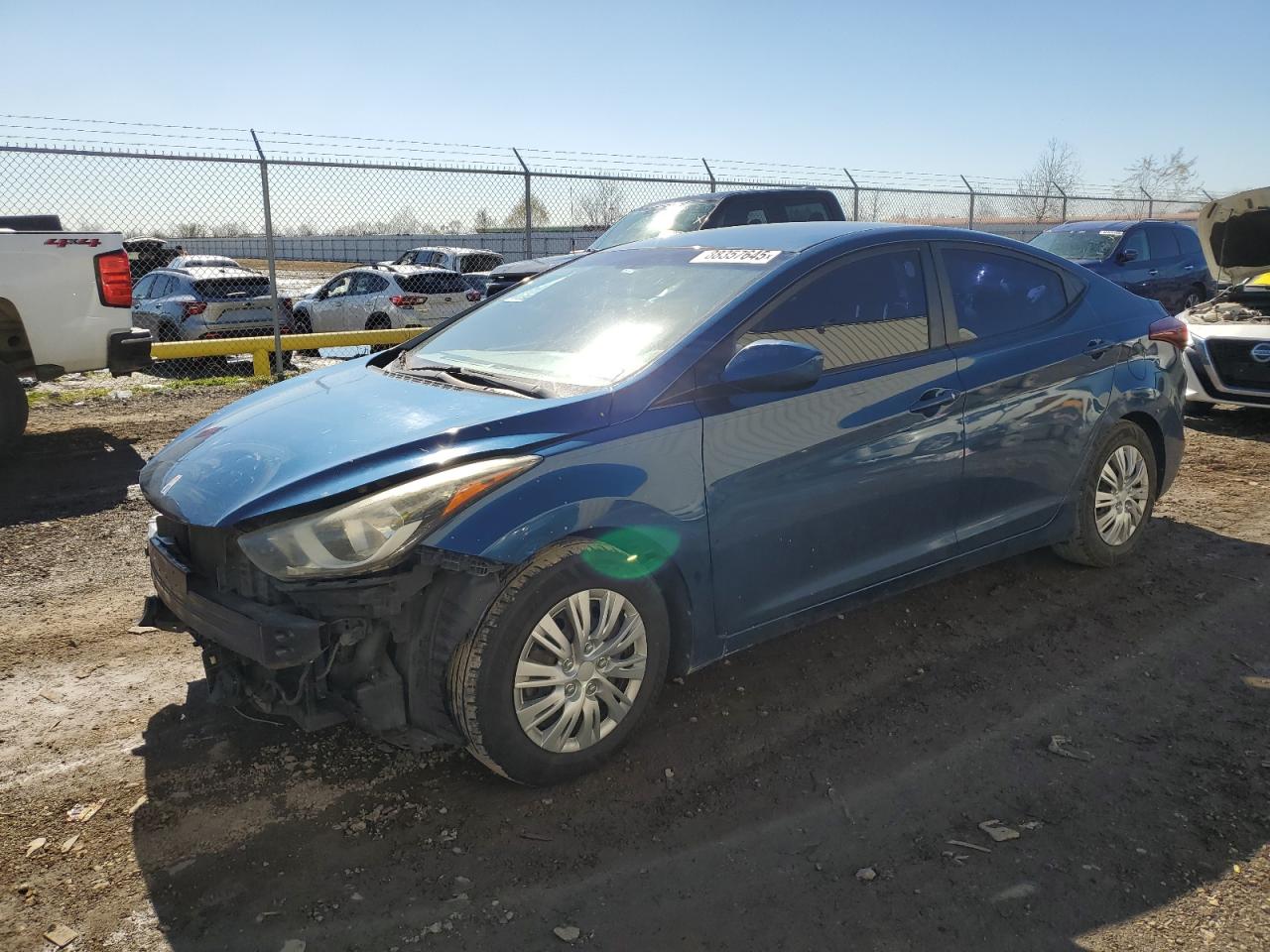 2016 Hyundai Elantra VIN KMHDH4AE6GU584284