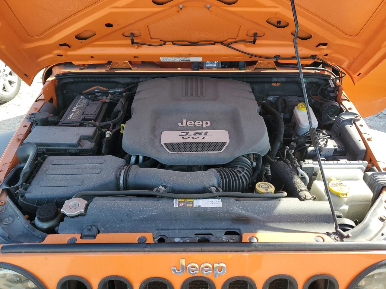 2013 Jeep Wrangler VIN 1C4AJWAG8DL527918 Copart auction photo, water/flood damage thumbnail 12