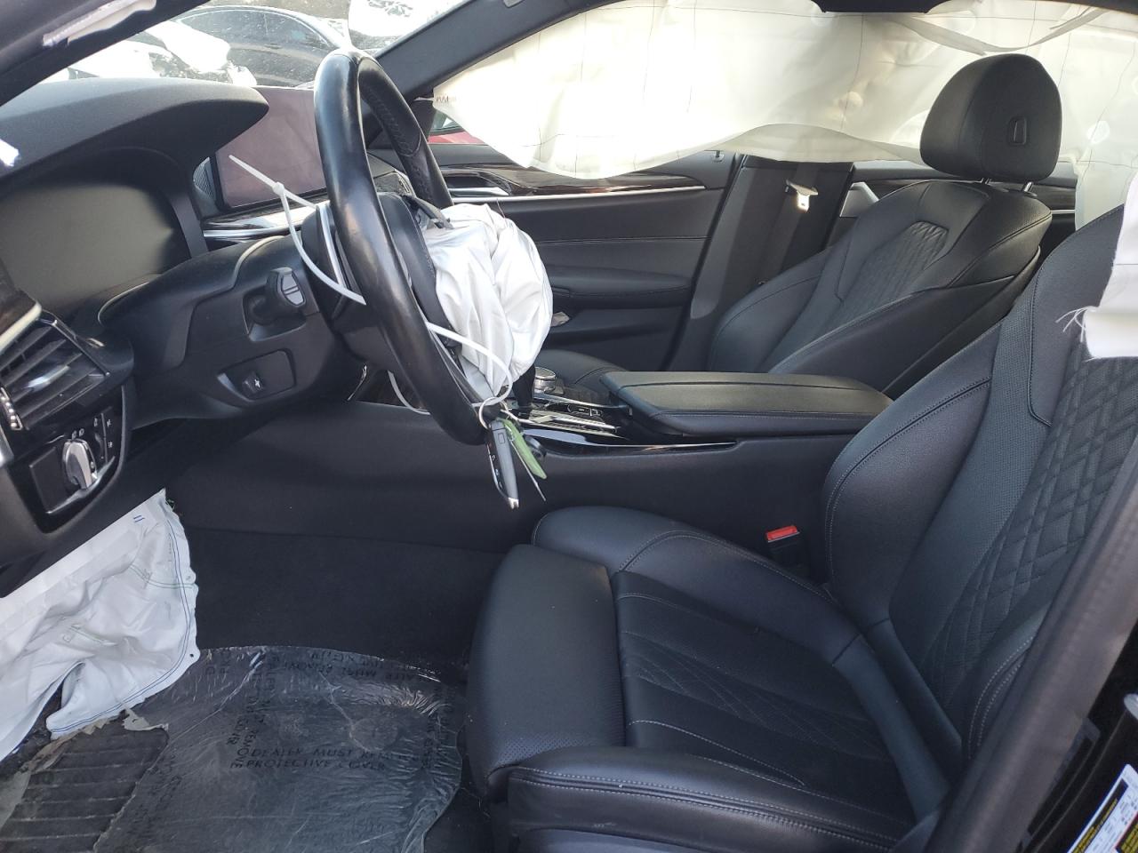 2021 BMW 5er VIN WBA13BJ0XMCF95031 Copart auction photo, front end / undercarriage damage thumbnail 7