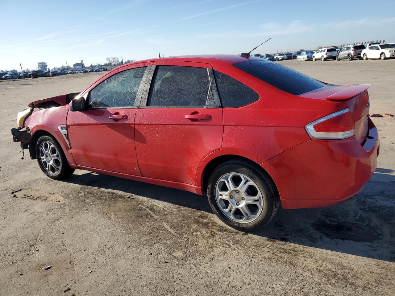 2008 Ford Focus VIN 1FAHP35N98W225620 Copart auction photo, front end damage thumbnail 2