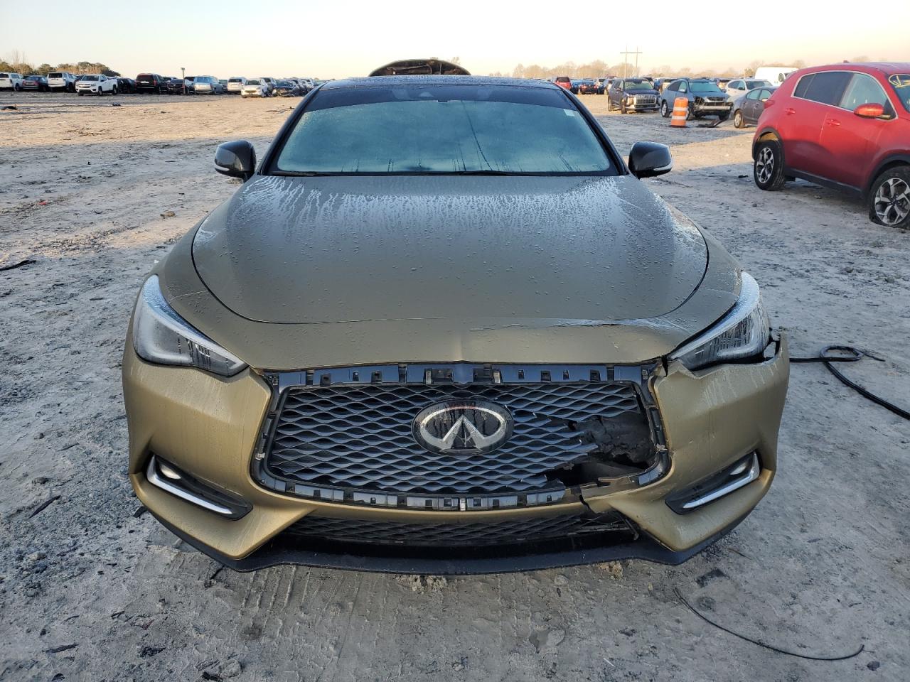 2019 Infiniti Q60 VIN JN1EV7EL0KM290127 Copart auction photo, rear end / front end damage thumbnail 5