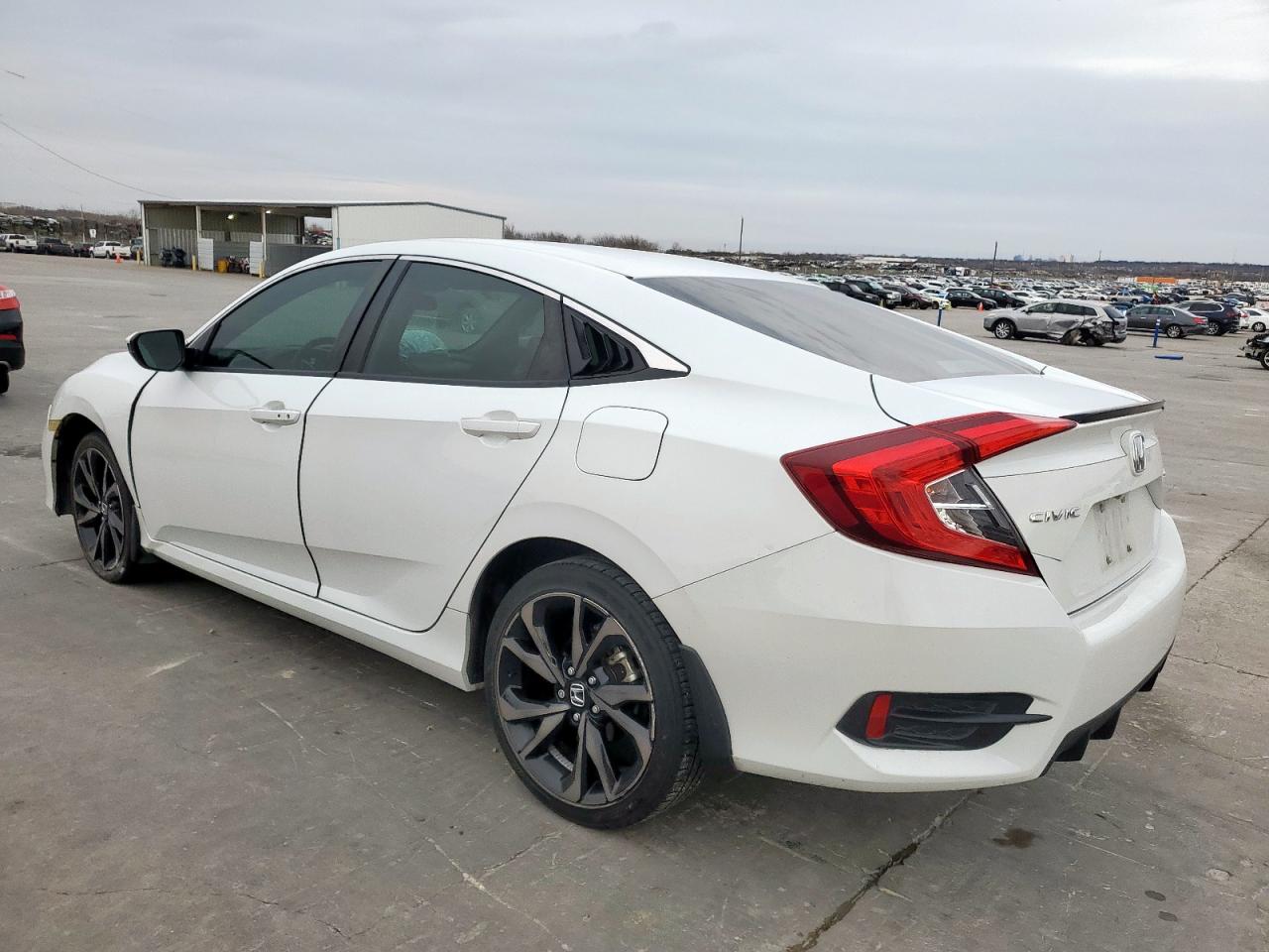2021 Honda Civic VIN 2HGFC2F8XMH553025 Copart auction photo, front end damage thumbnail 2