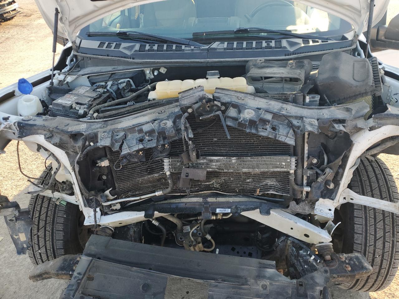 2018 Ford F-150 VIN 1FTEX1EB9JKG07702 Copart auction photo, front end / mechanical damage thumbnail 12