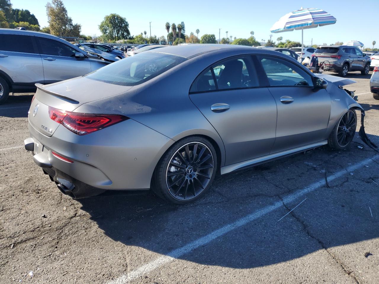 2023 Mercedes-Benz CLA-klasse VIN W1K5J5BB7PN396168 Copart auction photo, front end / minor dent/scratches damage thumbnail 3