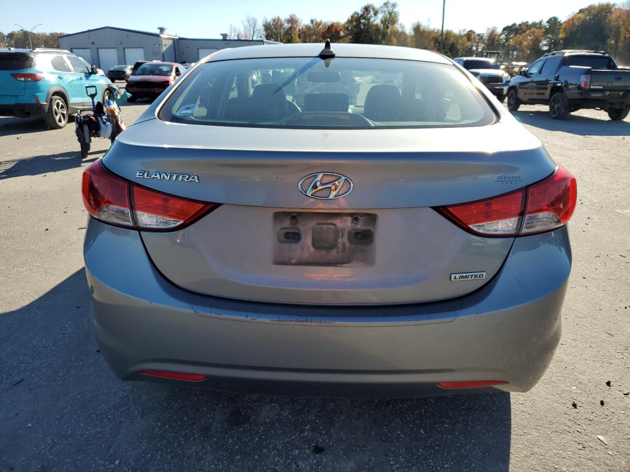 2013 Hyundai Elantra VIN KMHDH4AE2DU502370 Copart auction photo, front end damage thumbnail 6