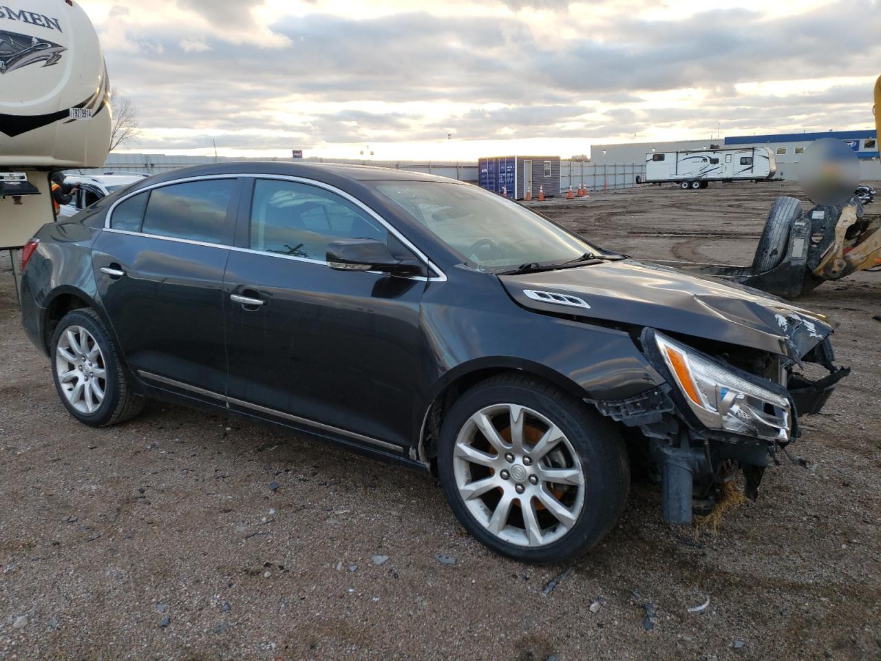 2015 Buick LaCrosse VIN 1G4GD5G39FF248233 Copart auction photo, front end / rear end damage thumbnail 4