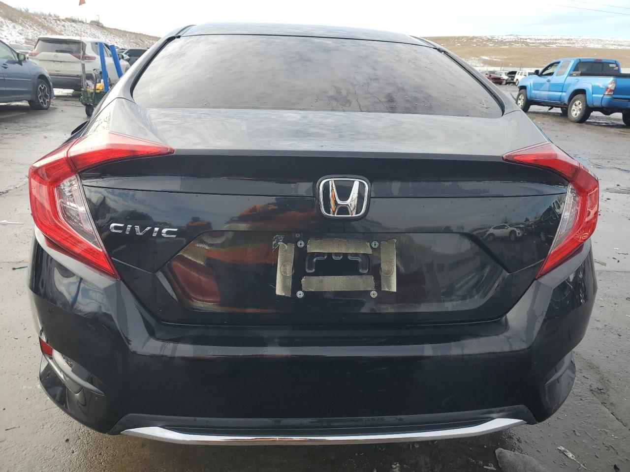 2019 Honda Civic VIN 2HGFC2F66KH546181 Copart auction photo, front end / side damage thumbnail 6