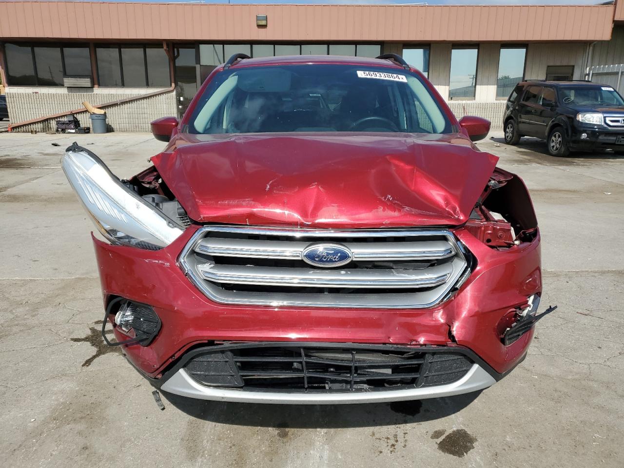 2017 Ford Escape VIN 1FMCU0GD6HUB41889 Copart auction photo, front end damage thumbnail 5