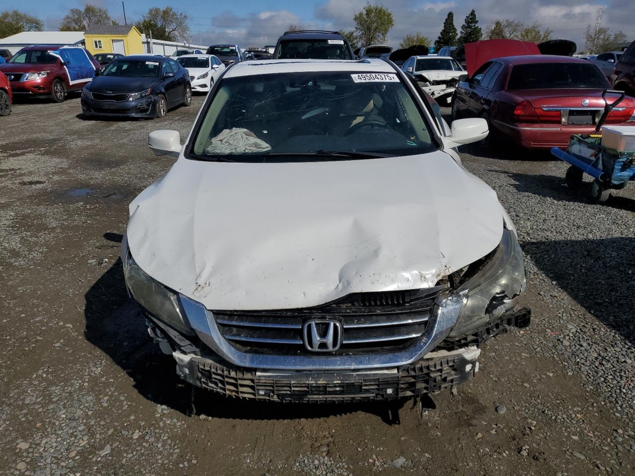 2015 Honda Accord VIN 1HGCR2F80FA156555 Copart auction photo, rollover damage thumbnail 5