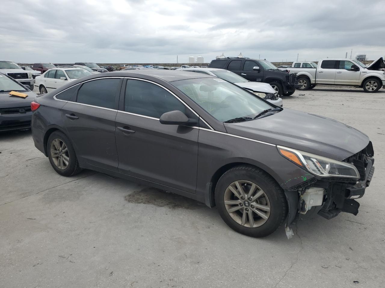2016 Hyundai Sonata VIN 5NPE24AFXGH308610 Copart auction photo, front end damage thumbnail 4