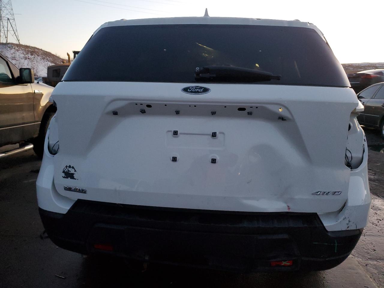 2022 Ford Explorer VIN 1FMSK8JH8NGB83731 Copart auction photo, front end / rear end damage thumbnail 6