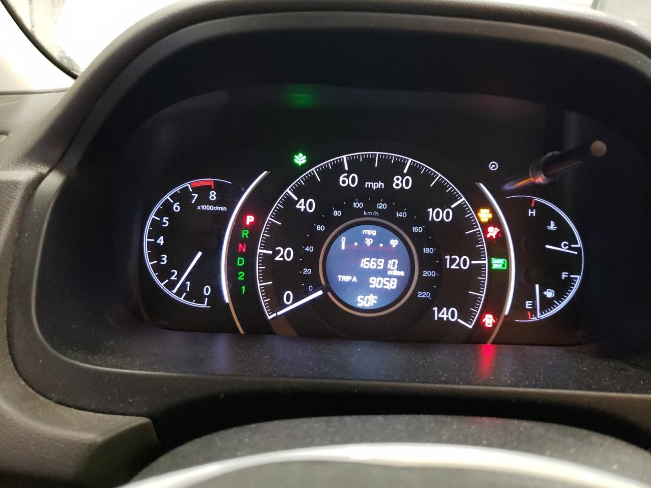2012 Honda CR-V VIN 5J6RM4H70CL000971 Copart auction photo, front end damage thumbnail 9