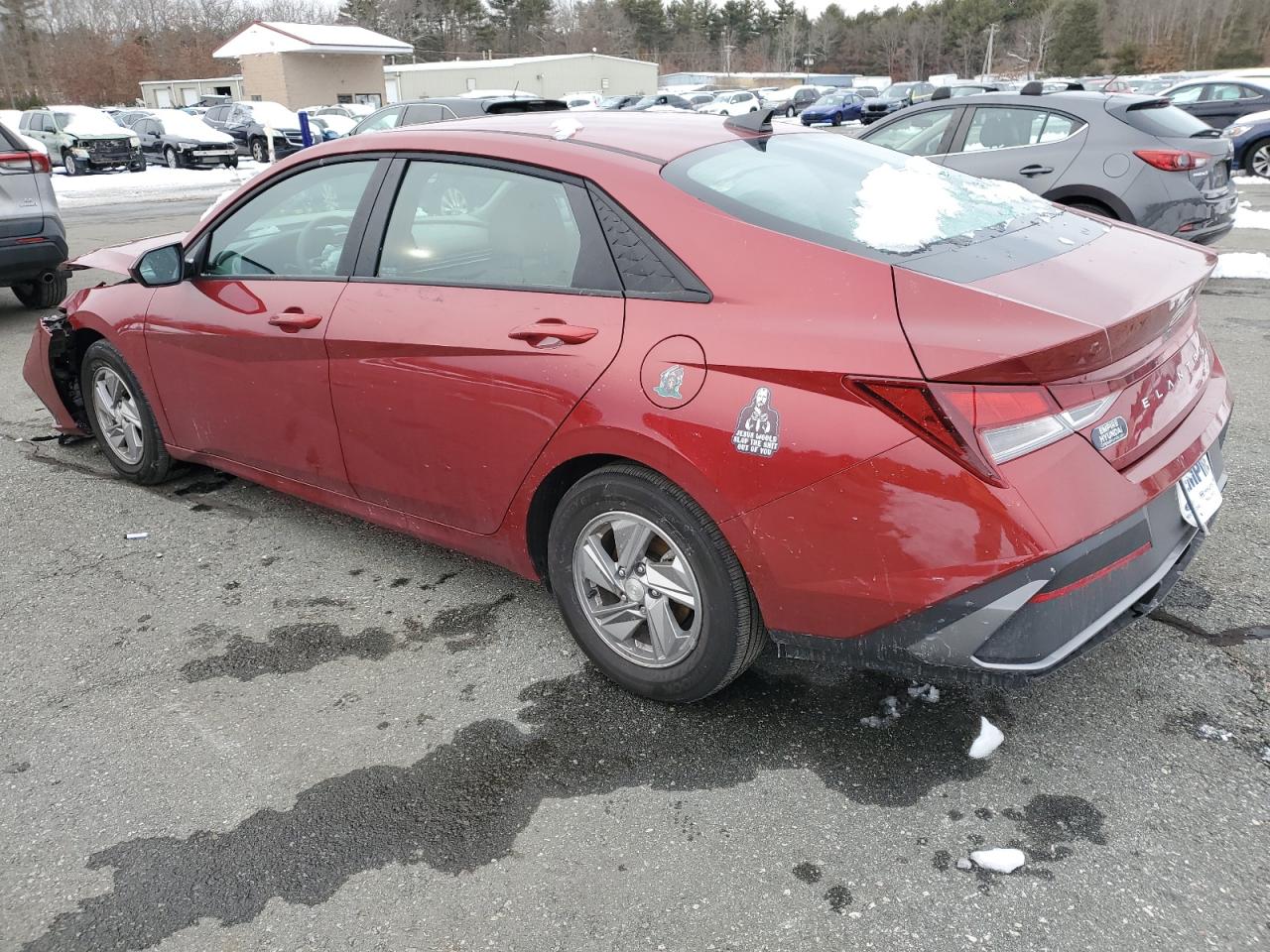 2024 Hyundai Elantra VIN KMHLL4DG3RU845767 Copart auction photo, front end / minor dent/scratches damage thumbnail 2