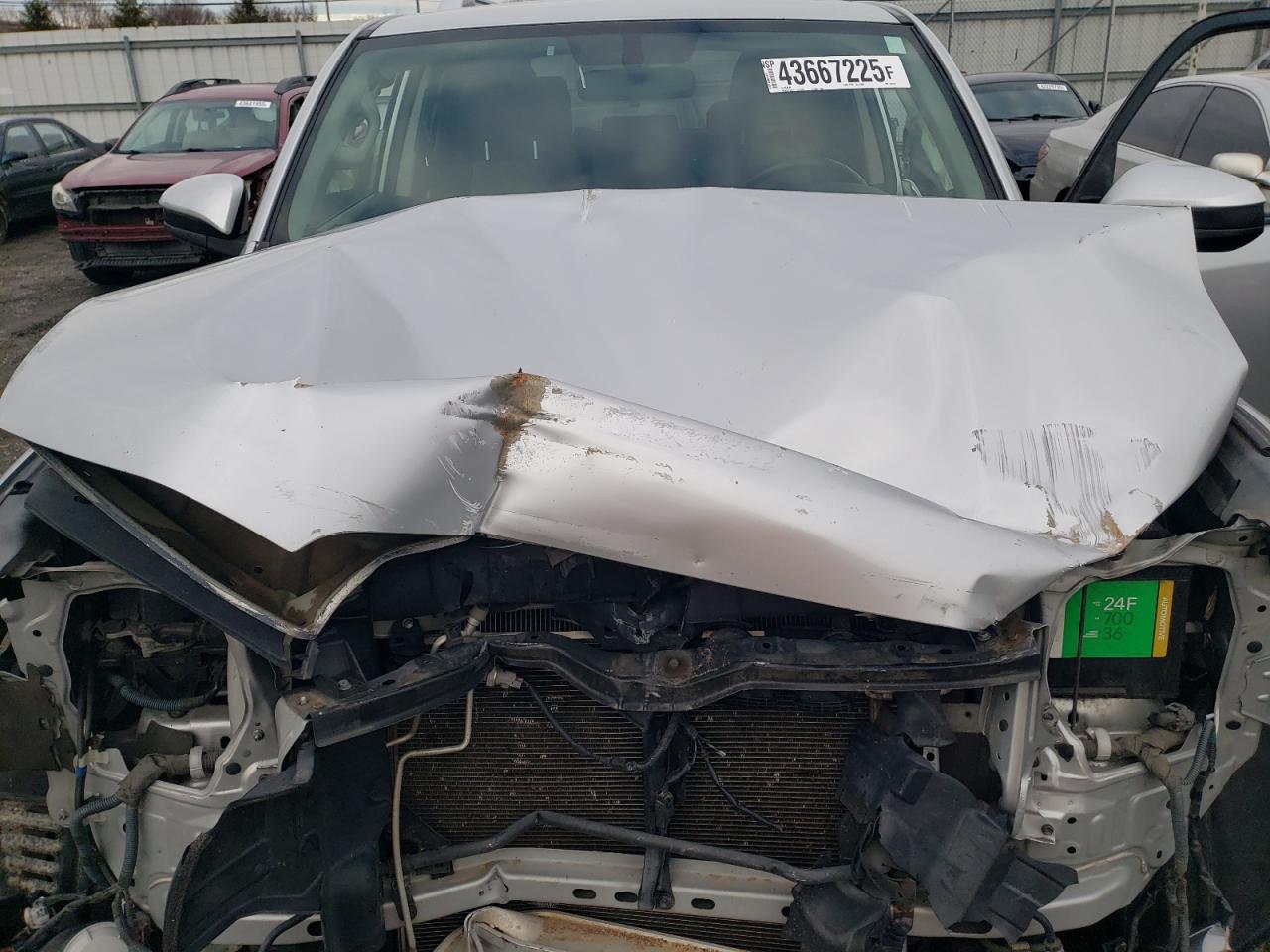 2015 Toyota 4Runner VIN JTEBU5JRXF5246195 Copart auction photo, front end / minor dent/scratches damage thumbnail 12