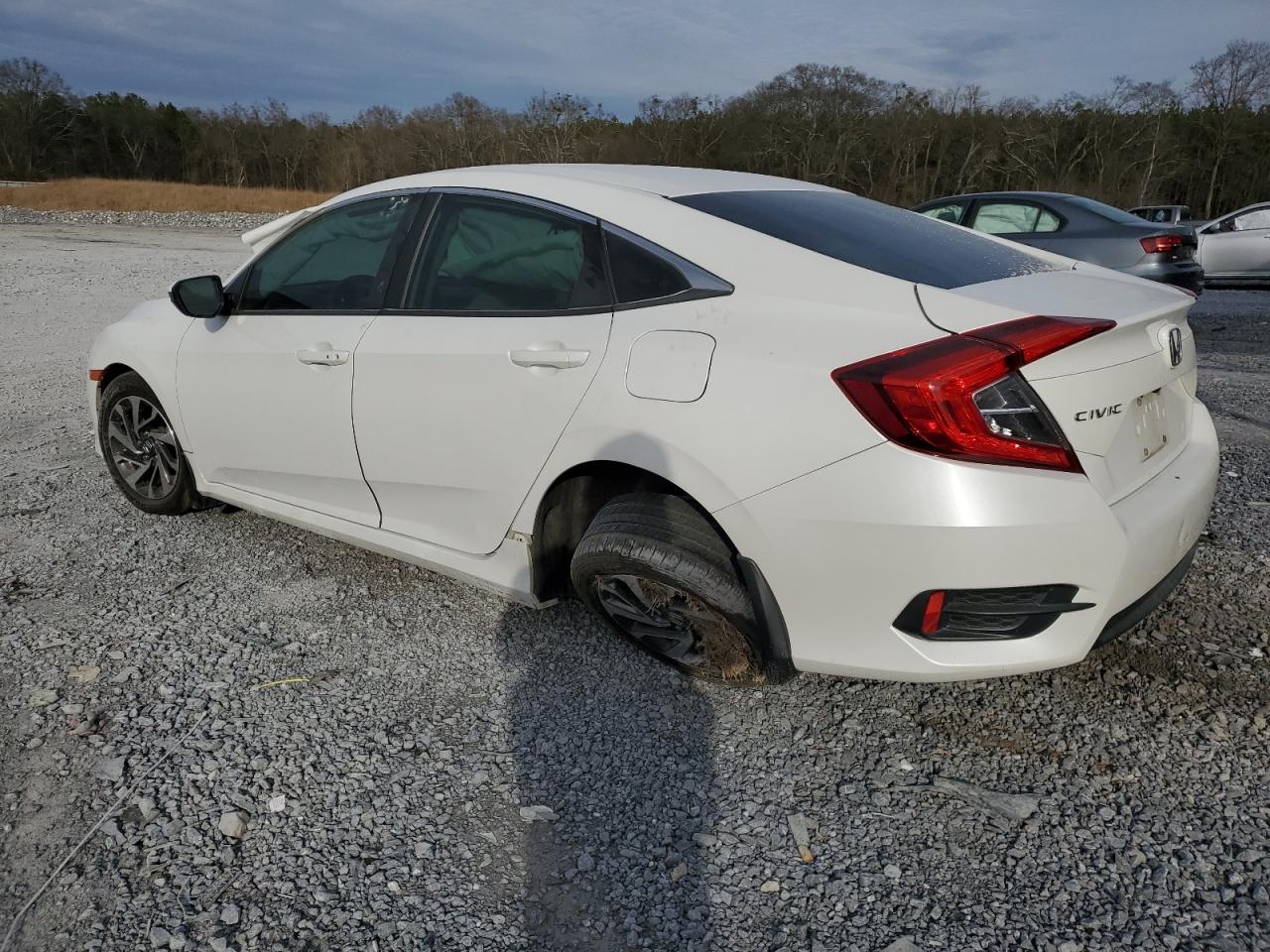 2016 Honda Civic VIN 19XFC2F72GE047128 Copart auction photo, side / rear end damage thumbnail 2