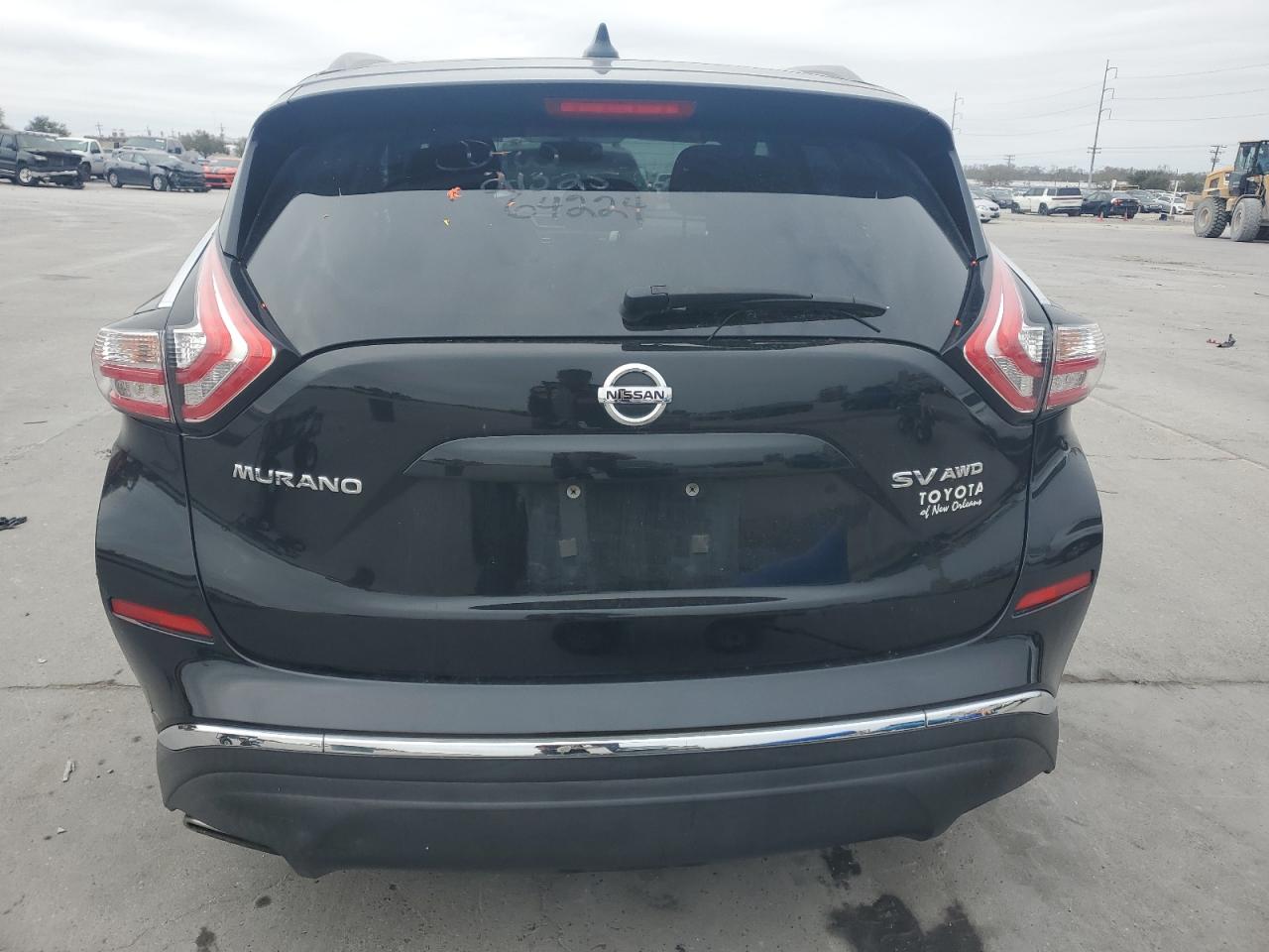 2018 Nissan Murano VIN 5N1AZ2MH5JN149526 Copart auction photo, rear end / undercarriage damage thumbnail 6