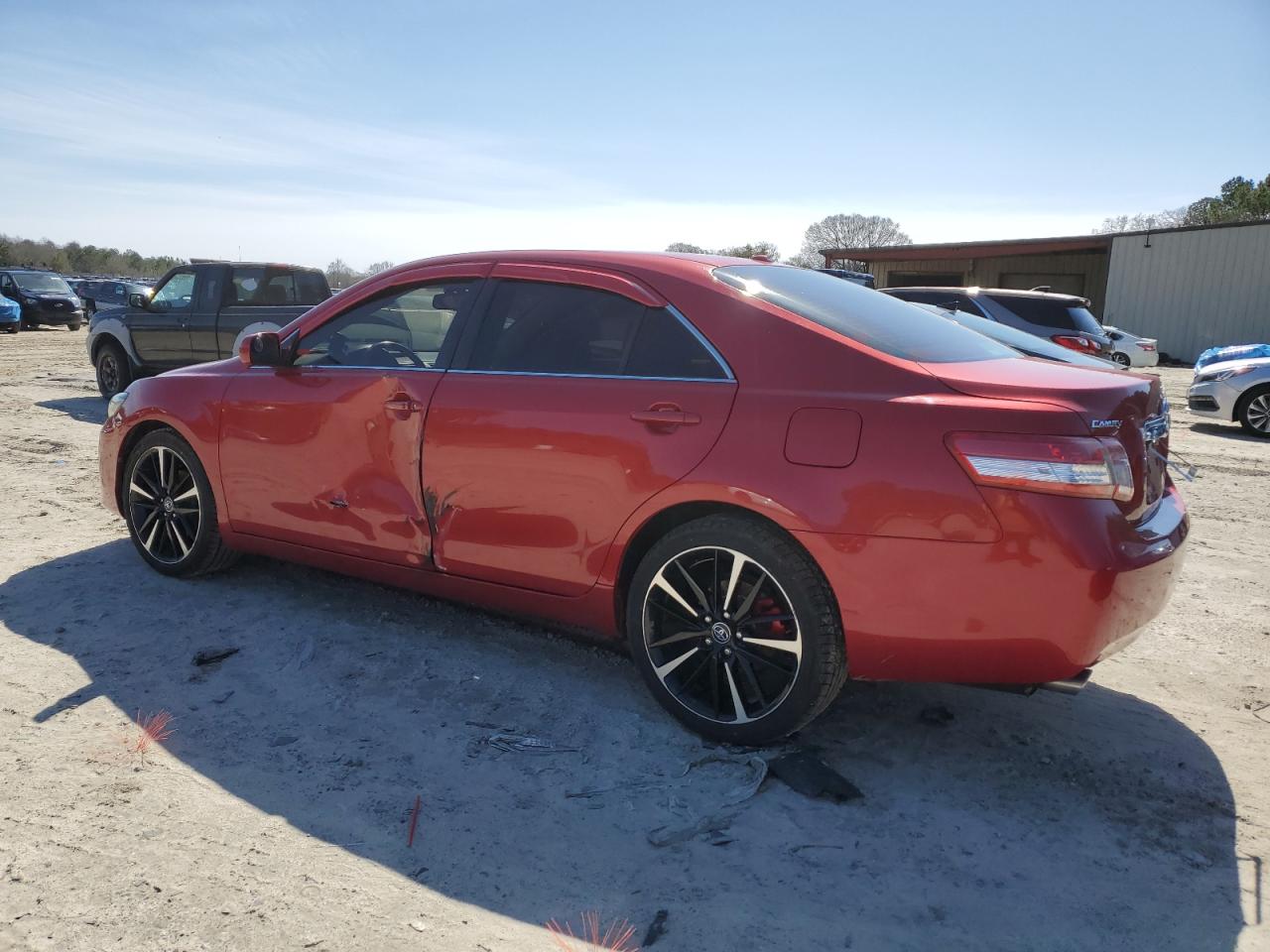 2010 Toyota Camry VIN JTNBK3EK1A3048388 Copart auction photo, side / minor dent/scratches damage thumbnail 2