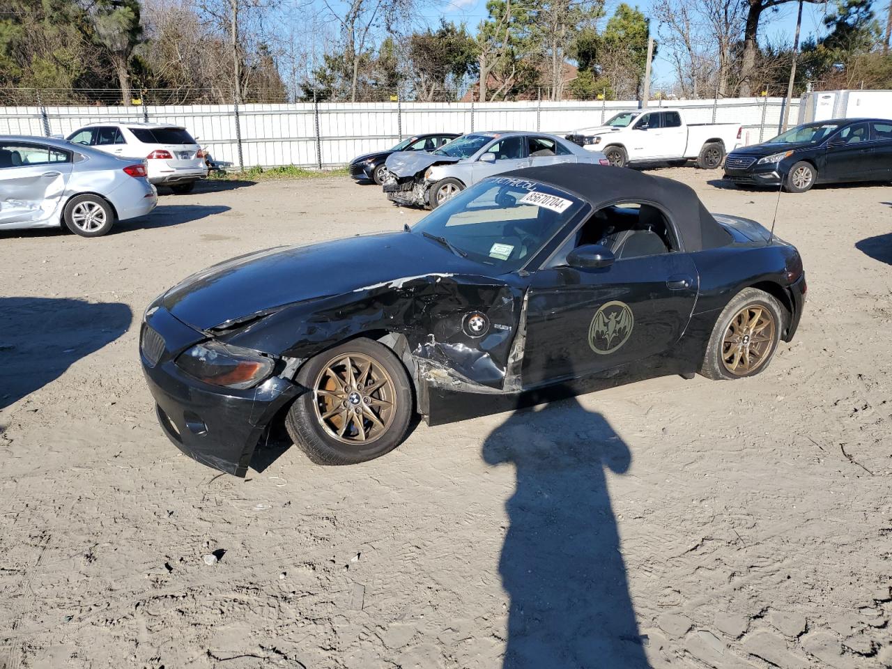2003 BMW Z4 VIN 4USBT33463LS47911