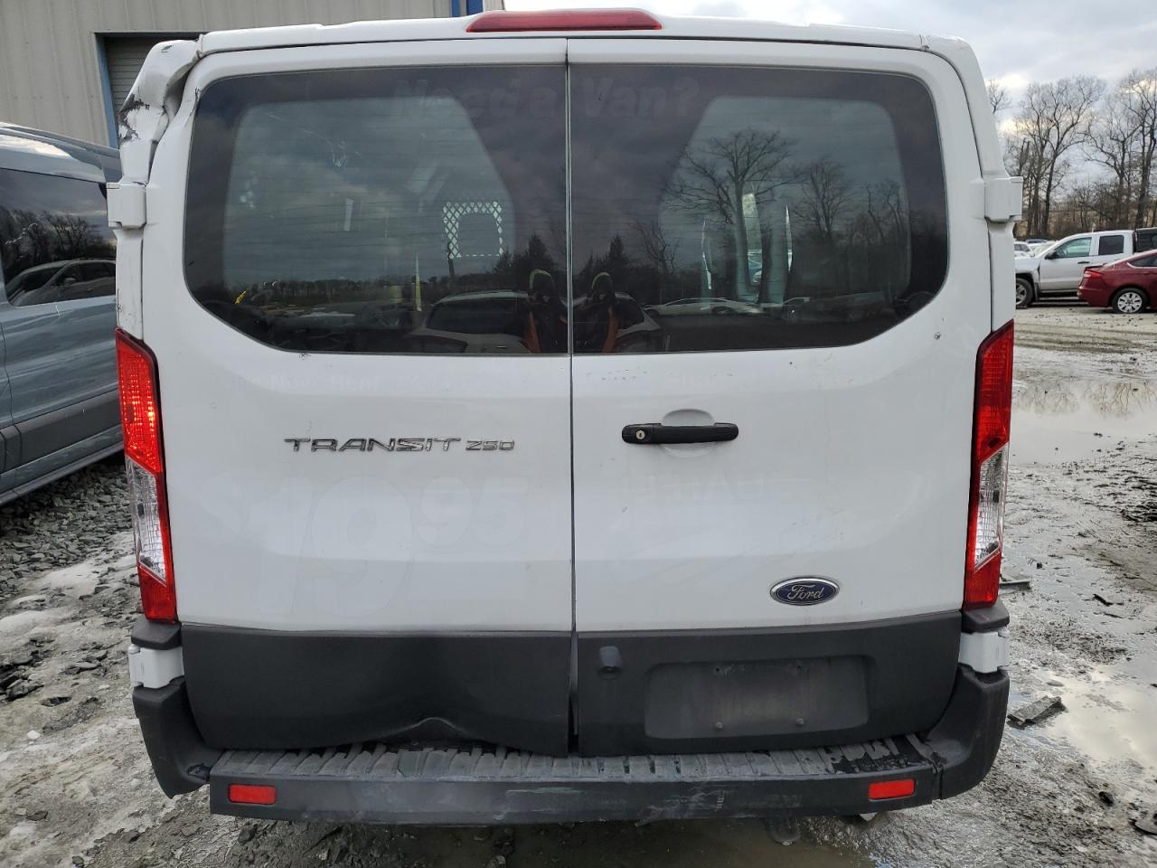 2023 Ford Transit VIN 1FTBR1Y85PKA25215 Copart auction photo, side / rear end damage thumbnail 6