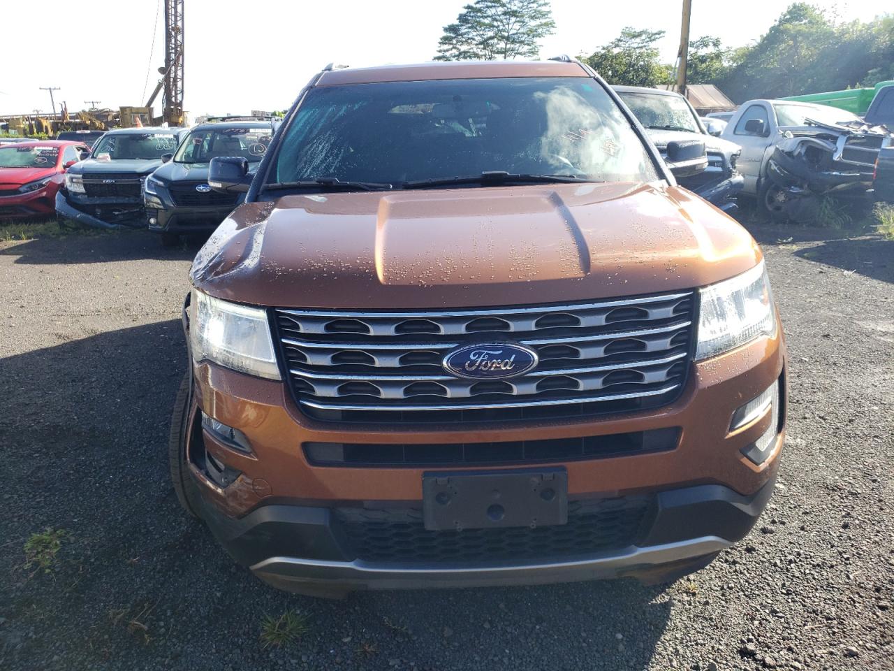 2017 Ford Explorer VIN 1FM5K8DH8HGA62100 Copart auction photo, front end damage thumbnail 5