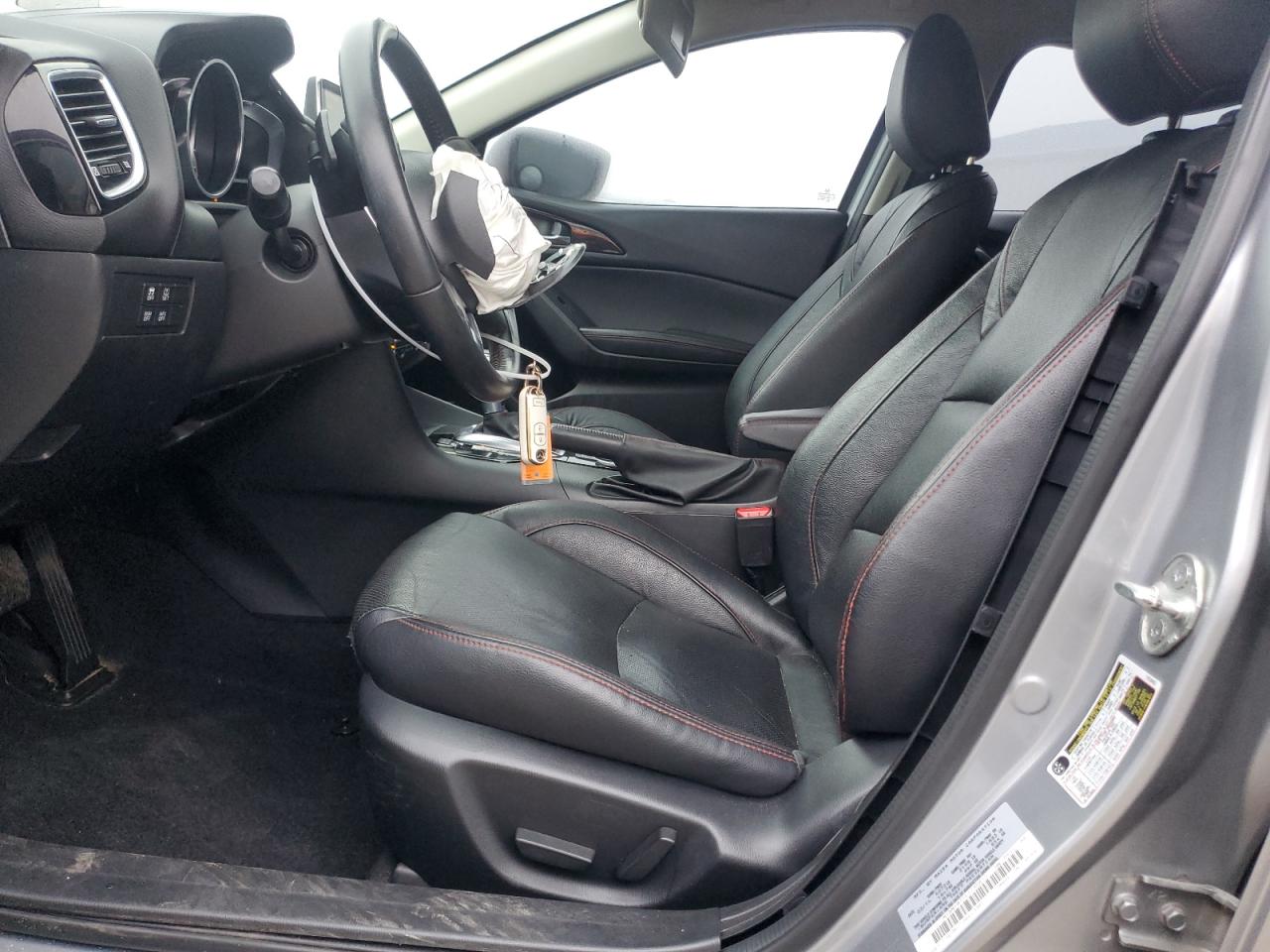 2014 Mazda 3 VIN JM1BM1M35E1190810 Copart auction photo, front end / side damage thumbnail 7
