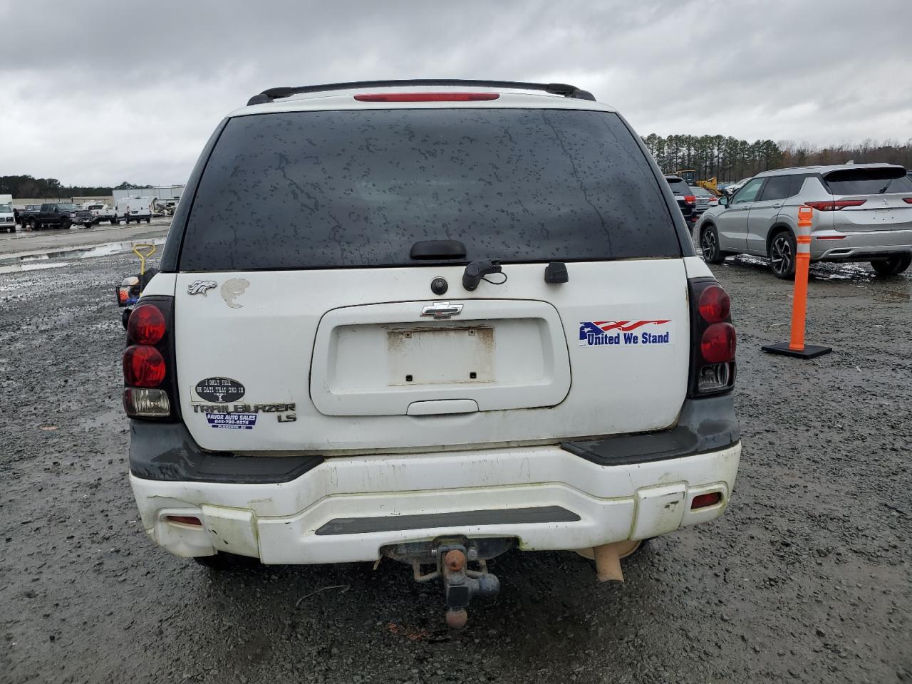 2008 Chevrolet TrailBlazer VIN 1GNDT13S682138306 Copart auction photo, burn / all over damage thumbnail 6