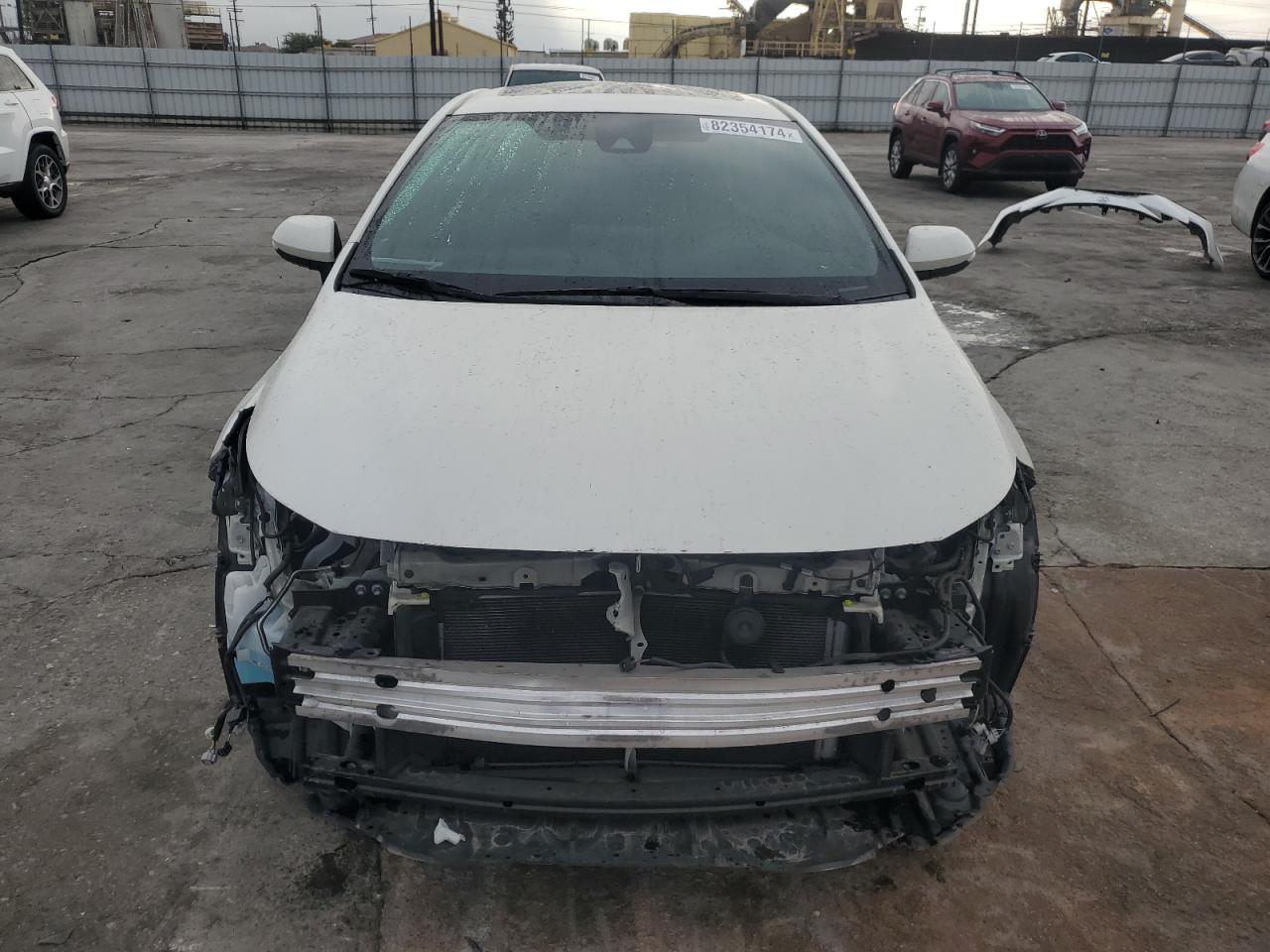 2021 Toyota Corolla VIN 5YFP4MCE7MP063206 Copart auction photo, rear end / front end damage thumbnail 5