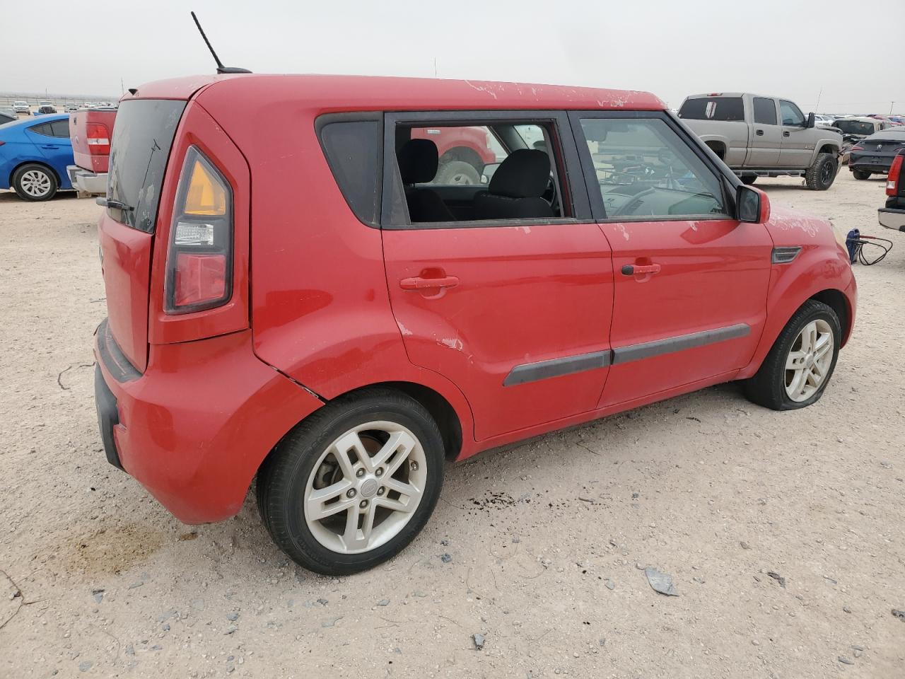 2011 KIA Soul VIN KNDJT2A27B7206806 Copart auction photo, rear end damage thumbnail 3