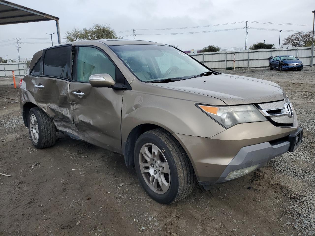2009 Acura MDX VIN 2HNYD28259H517953 Copart auction photo, side damage thumbnail 4