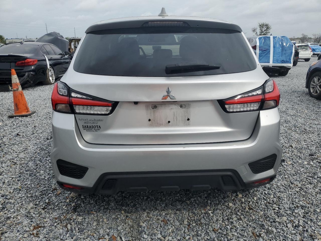 2021 Mitsubishi Outlander VIN JA4APUAU9MU001519 Copart auction photo, front end damage thumbnail 6