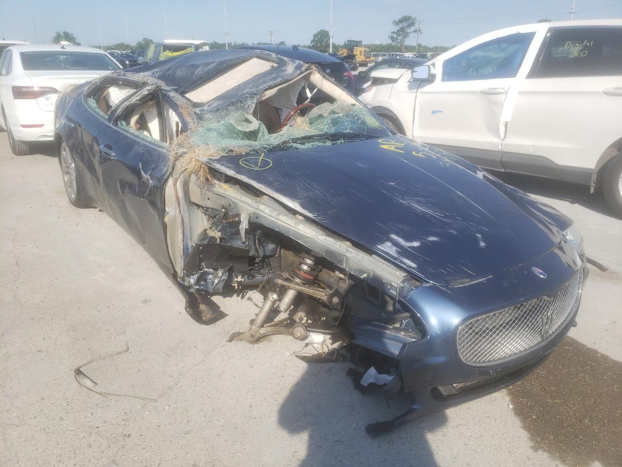 2008 Maserati Quattroporte VIN ZAMFE39A380033185 - Copart auction photo