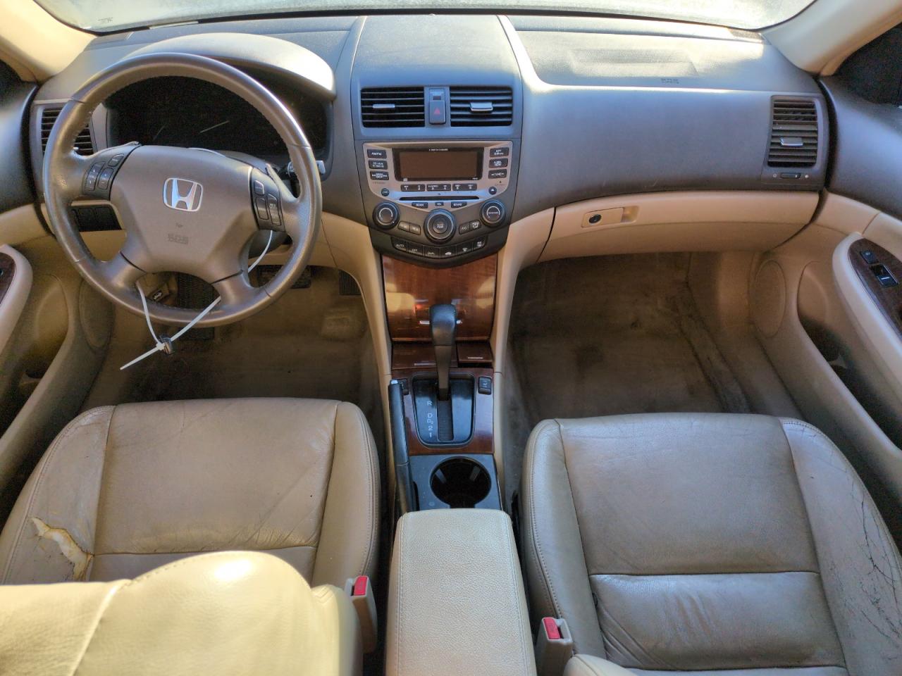 2007 Honda Accord VIN 1HGCM56857A143821 Copart auction photo, side damage thumbnail 8