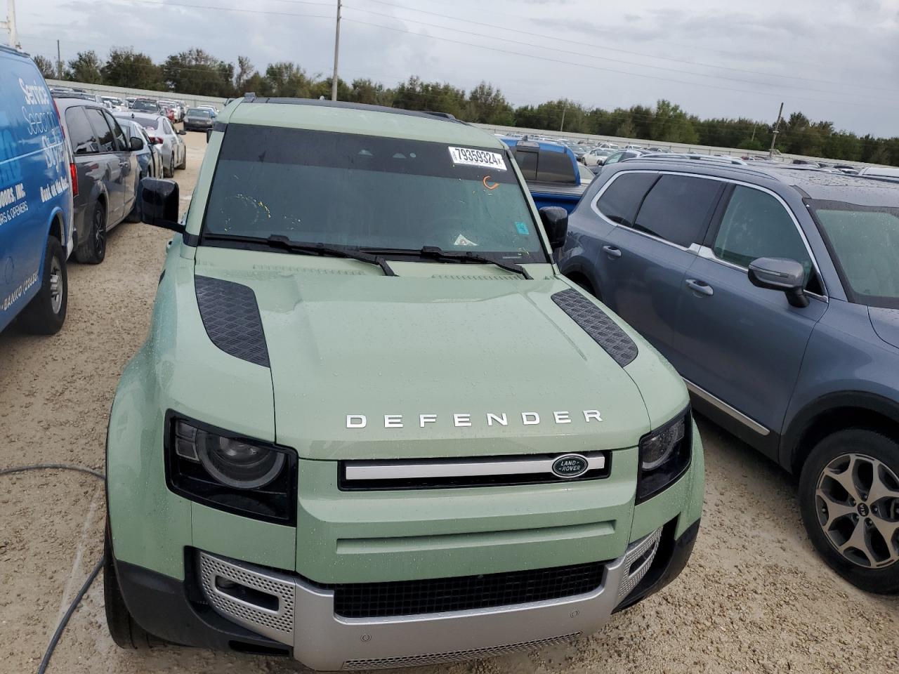 2023 Land Rover Defender VIN SALEW7EU7P2171974 Copart auction photo, water/flood damage thumbnail 5