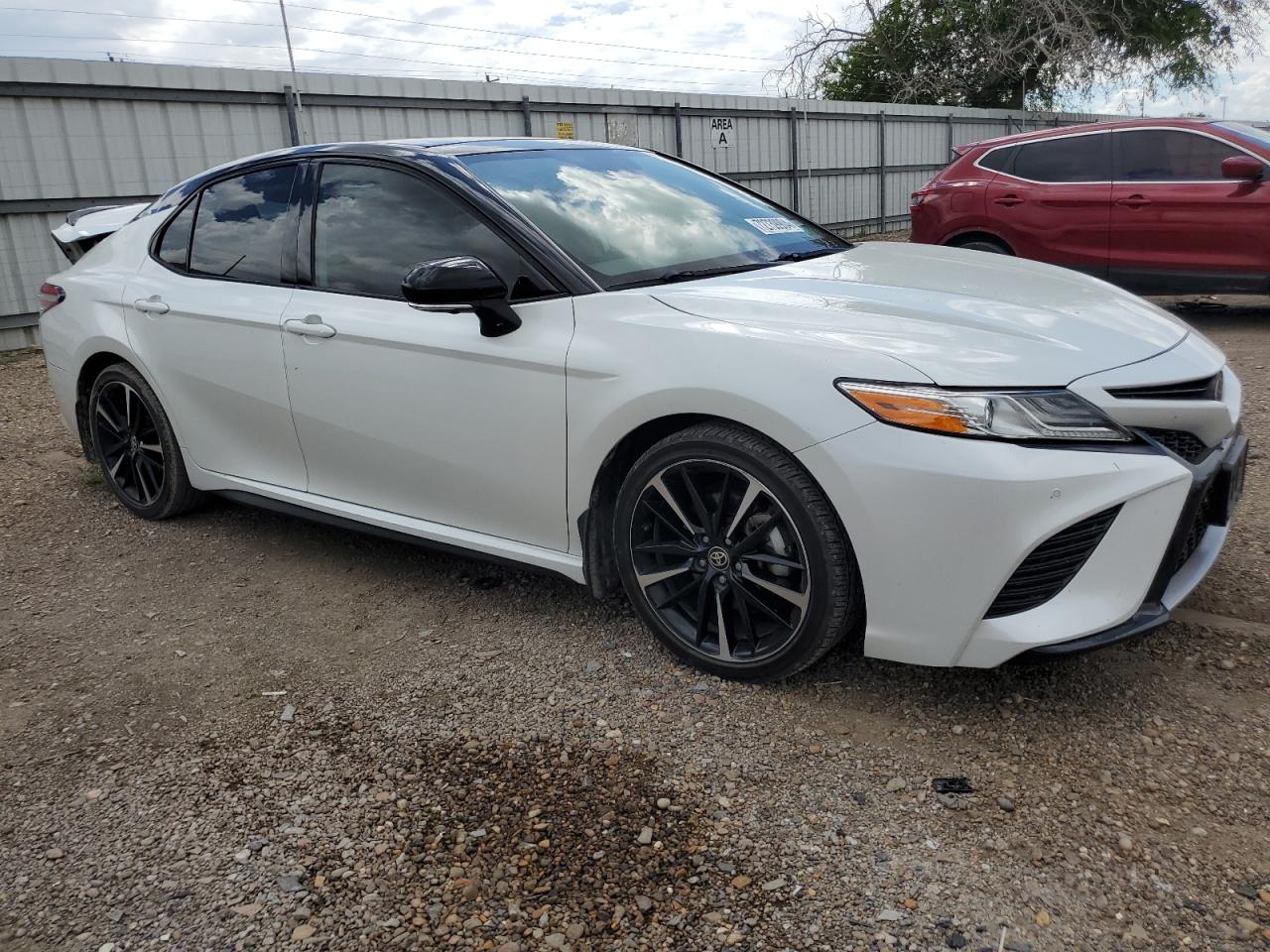 2020 Toyota Camry VIN 4T1K61AK6LU384940 Copart auction photo, rear end / minor dent/scratches damage thumbnail 4