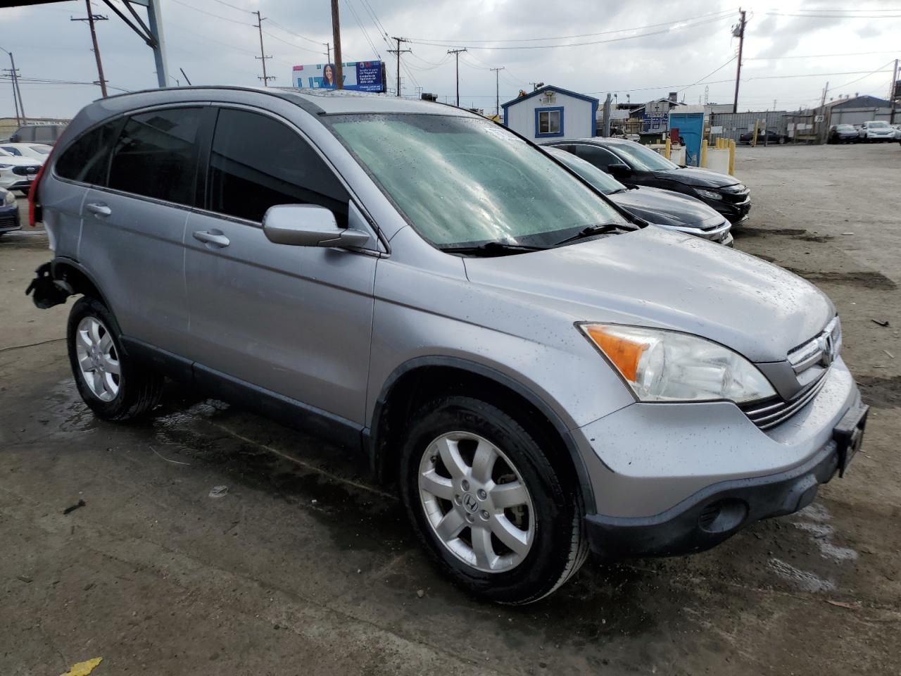 2008 Honda CR-V VIN JHLRE38788C050881 Copart auction photo, rear end damage thumbnail 4