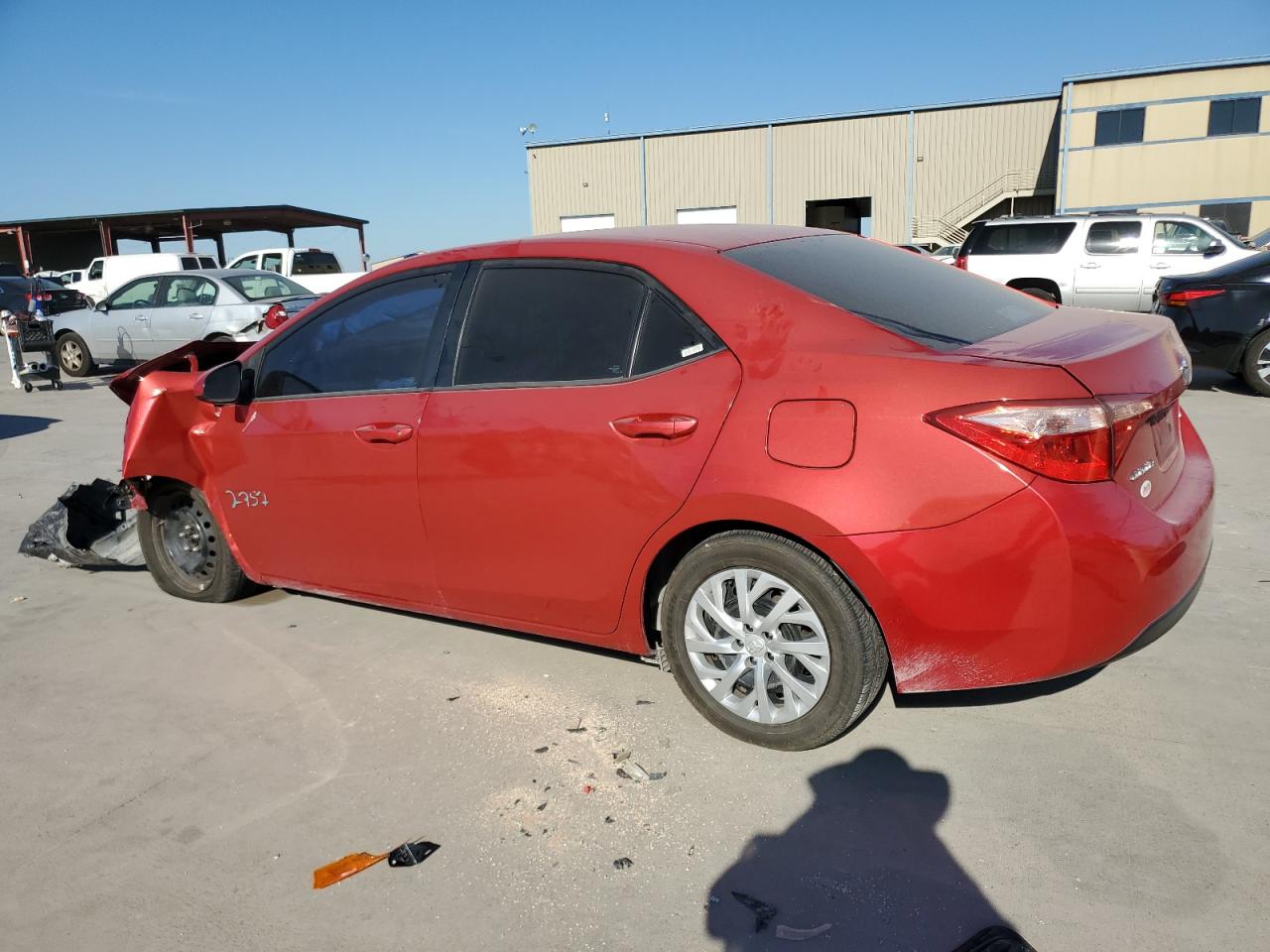 2019 Toyota Corolla VIN 5YFBURHE1KP934307 Copart auction photo, front end damage thumbnail 2