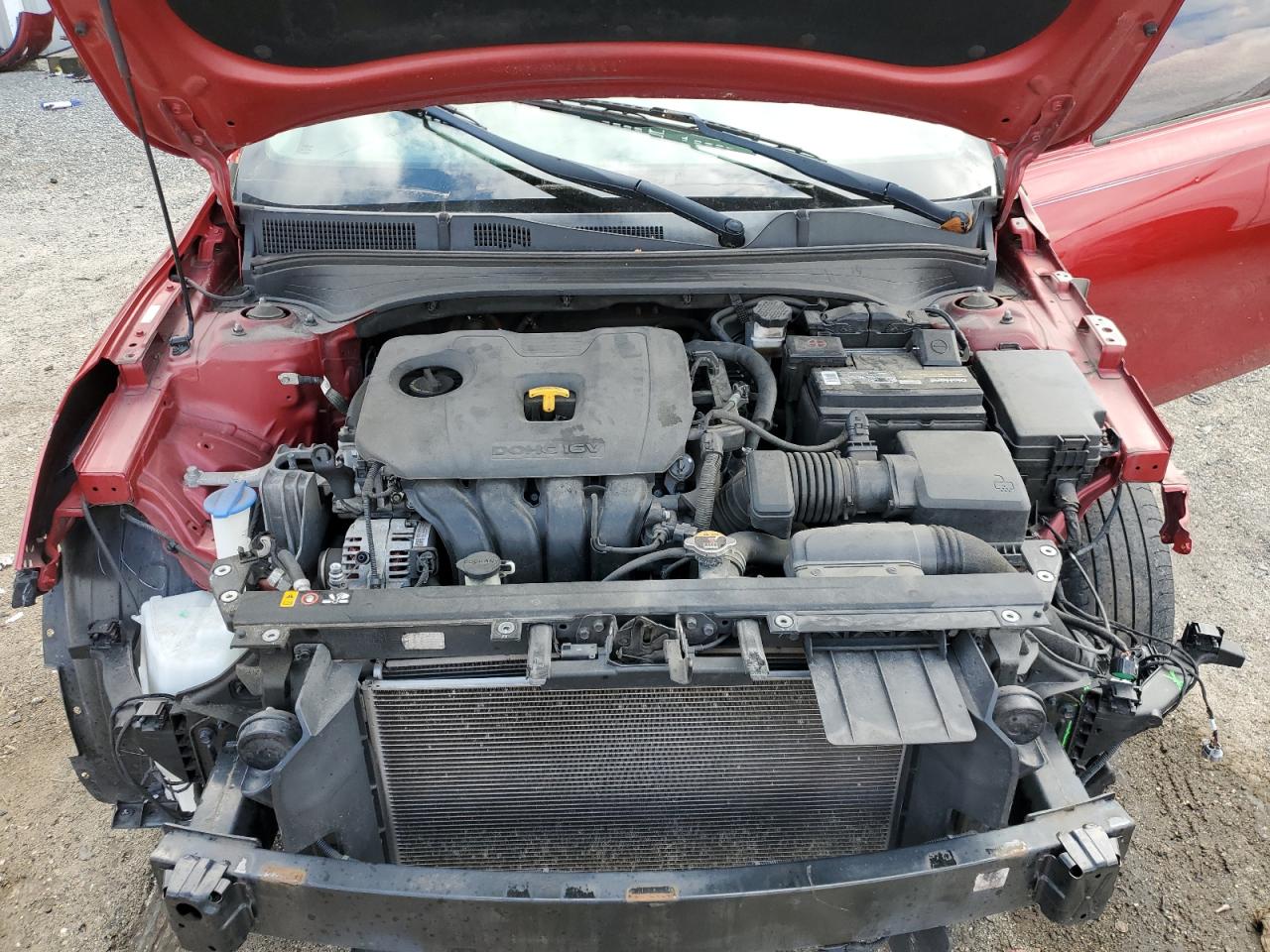 2019 KIA Forte VIN 3KPF24AD4KE013504 Copart auction photo, front end / rear end damage thumbnail 11