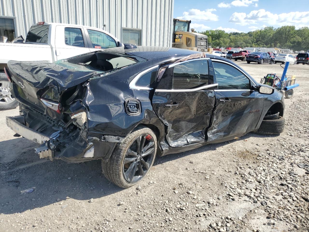 2018 Chevrolet Malibu VIN 1G1ZD5ST1JF252170 Copart auction photo, all over damage thumbnail 3