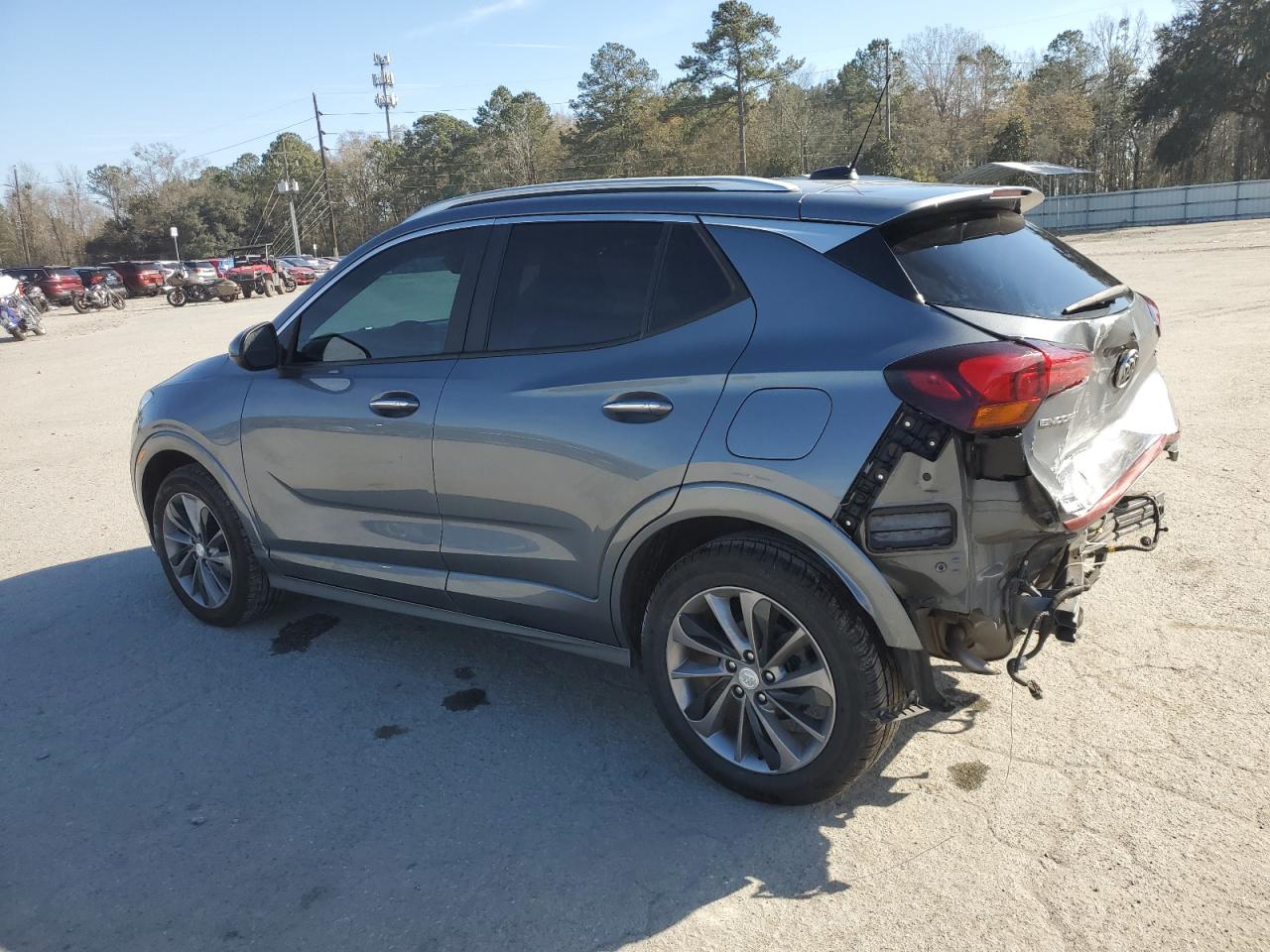 2022 Buick Encore VIN KL4MMDSL7NB034477 Copart auction photo, side damage thumbnail 2