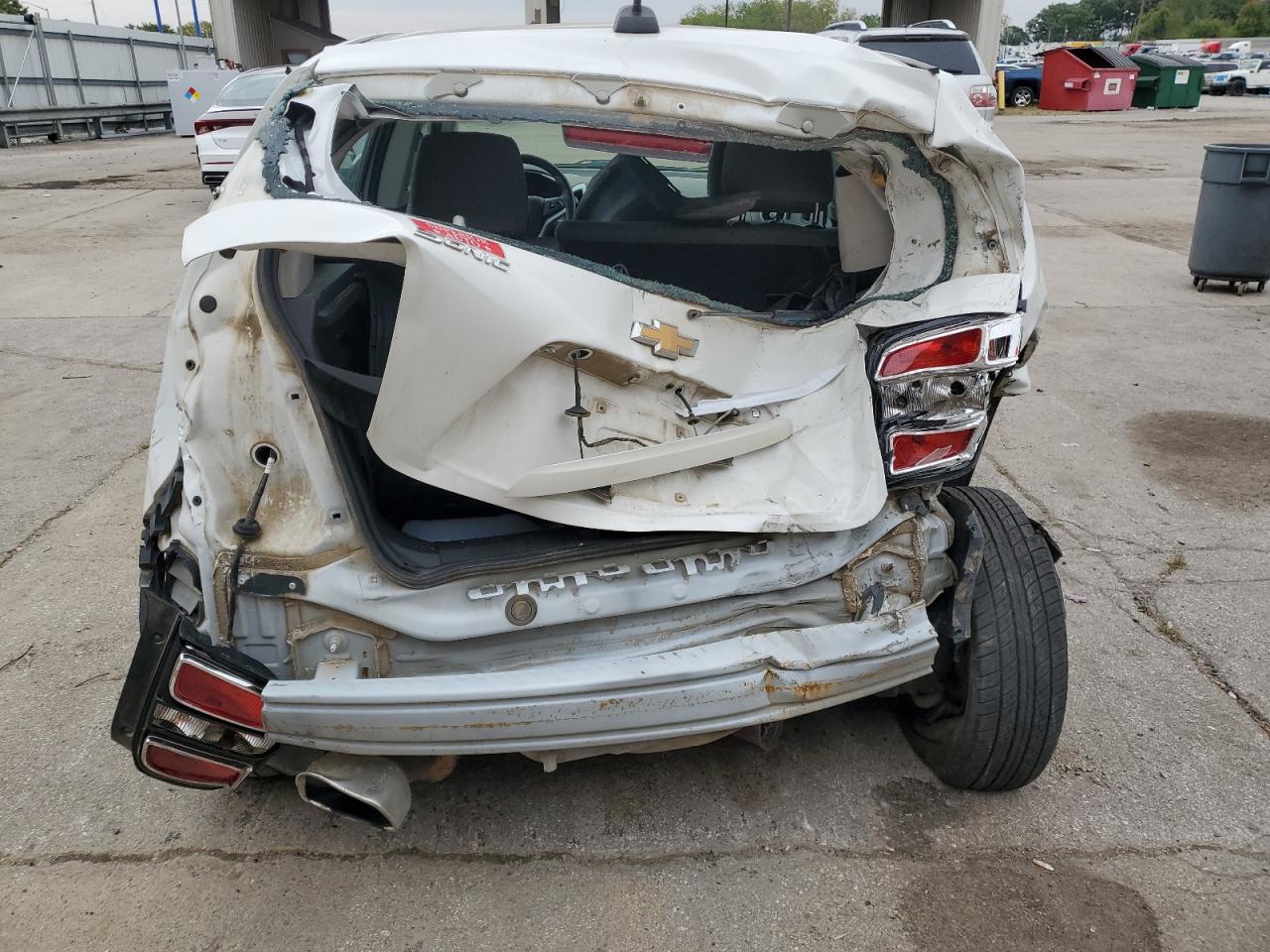 2017 Chevrolet Sonic VIN 1G1JG6SH8H4147900 Copart auction photo, all over damage thumbnail 6