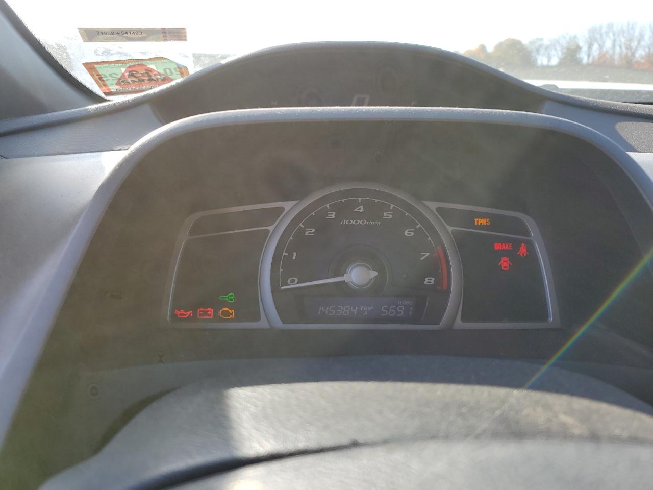 2010 Honda Civic VIN 2HGFG1A63AH504538 Copart auction photo, front end damage thumbnail 9