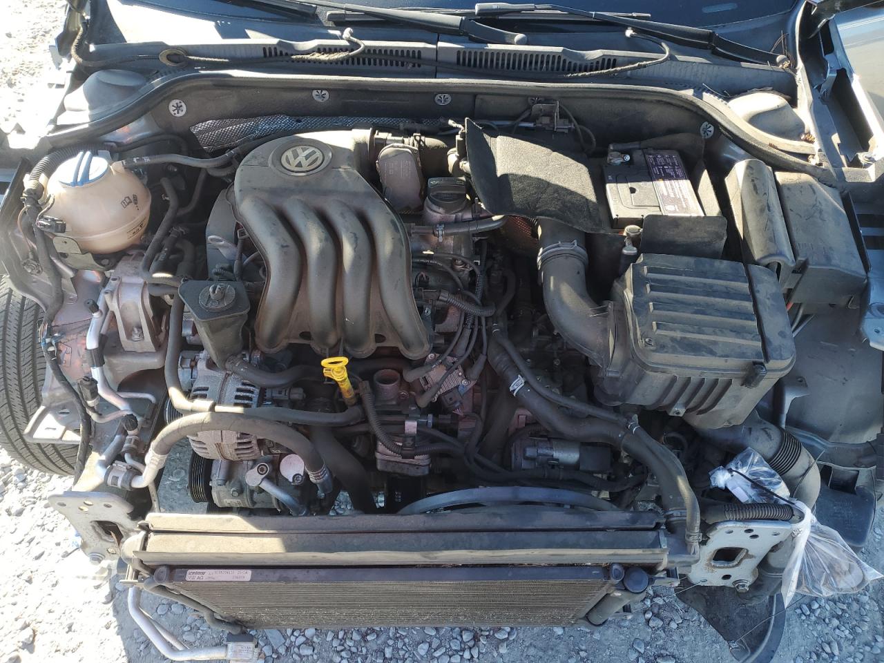 2014 Volkswagen Jetta VIN 3VW2K7AJ9EM335326 Copart auction photo, front end / minor dent/scratches damage thumbnail 13